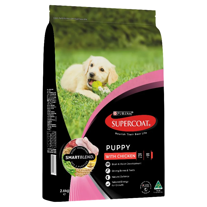 Supercoat Chicken Puppy Dry Dog Food 2.6kg