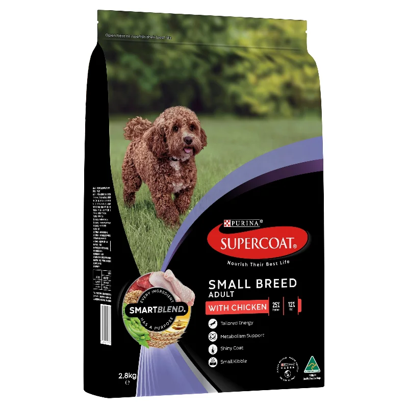 Supercoat Chicken Small Breed Adult Dry Dog Food 2.8kg