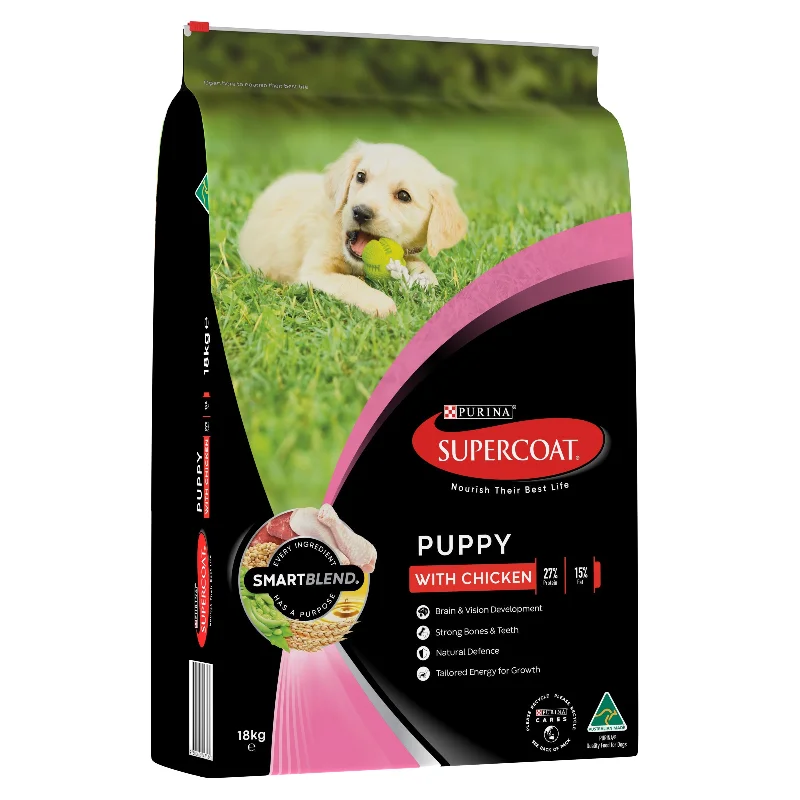 Supercoat Chicken Puppy Dry Dog Food 18kg