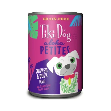 Canned Dog Food - ALOHA PETITES - Chicken & Duck Maui - 9 oz