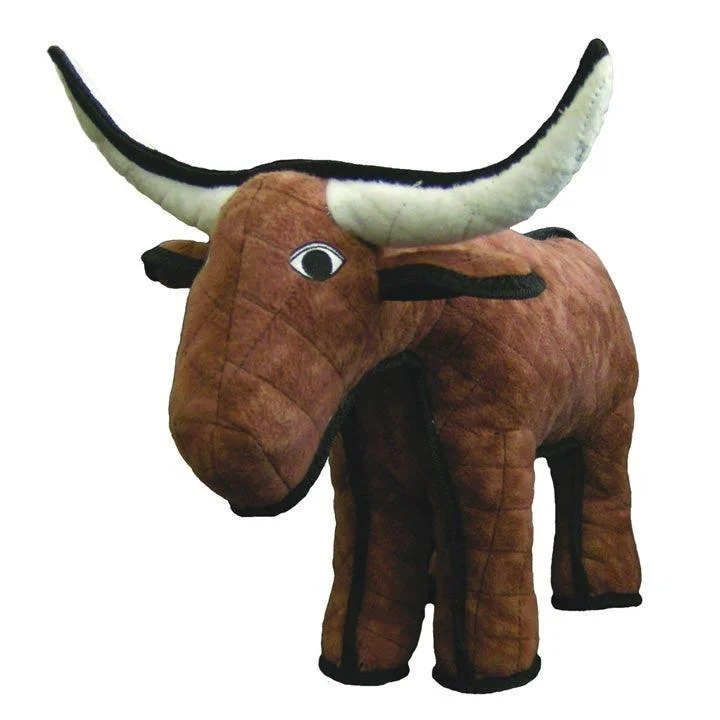 Bevo the Bull of the Barnyard Collection Dog Toy from Tuffy