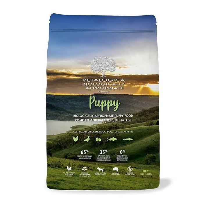 Vetalogica Biologically Appropriate Puppy Dry Dog Food 3kg