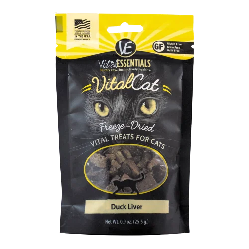 Vital Essentials Duck Liver Freeze-Dried Grain Free Treats