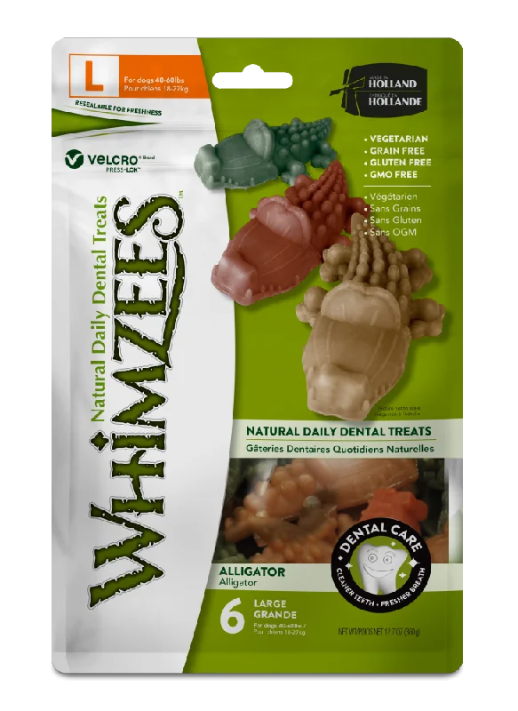 Whimzees Alligator Dental Dog Treats