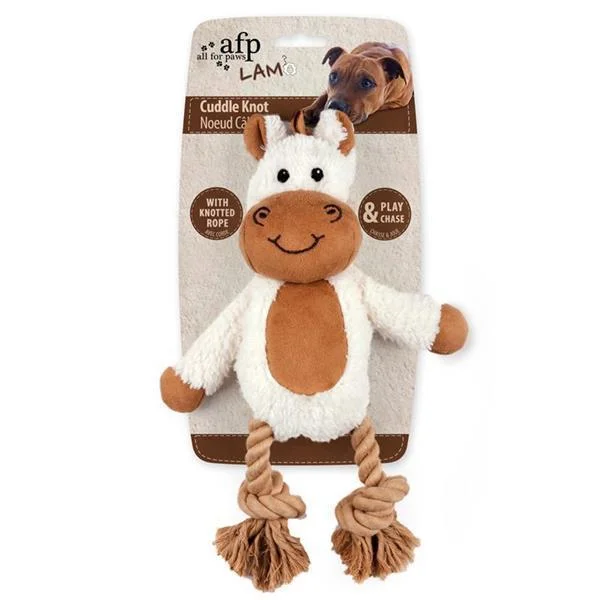 All for Paws Cuddle Dental Horse Dog Toy