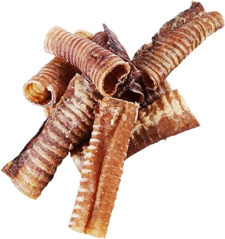 6" Whole Beef Trachea Chews for Small & Medium Dogs