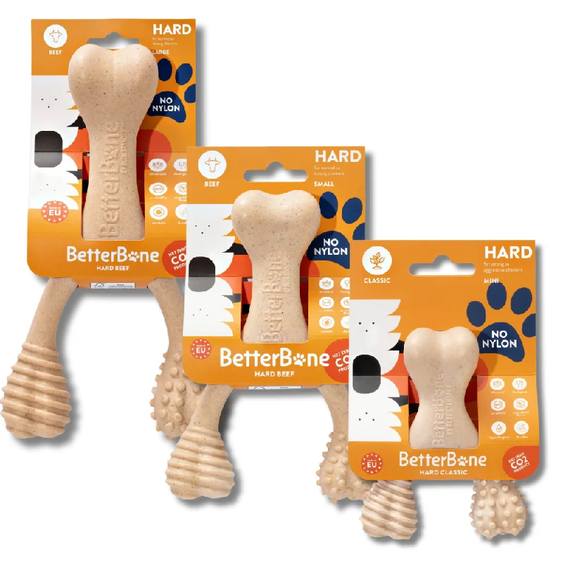 BetterBone Hard Density Beef Flavored Dental Chew Toy For Dogs