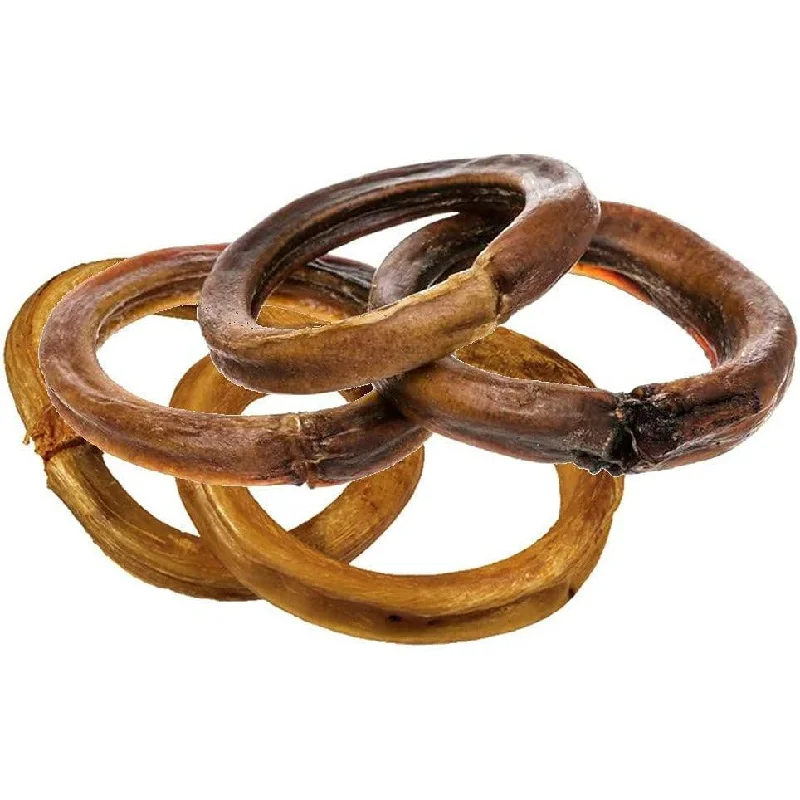 4" Bully Stick Rings for Small, Medium & Large Dogs