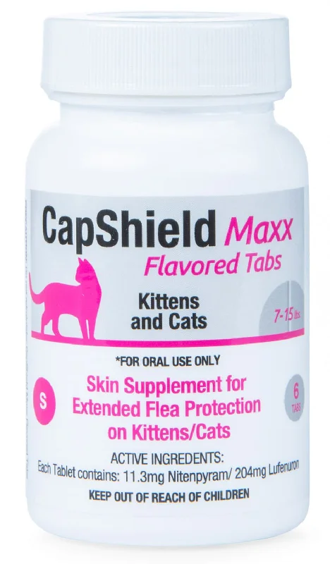 CapShield Maxx Flavored Tabs for Cats, 7-15 lbs