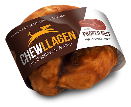 Chewllagen Beef Donut 3.5"