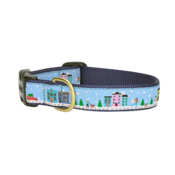 City Christmas Dog Collar