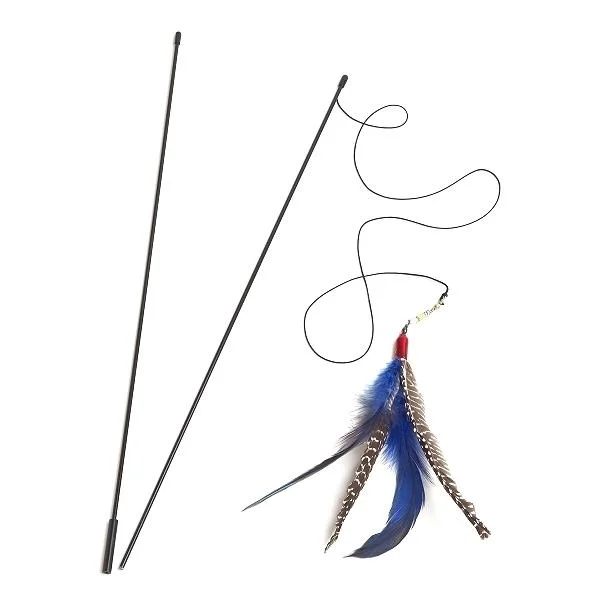 Da Bird Pull-Apart Wand Feather Teaser Cat Toy