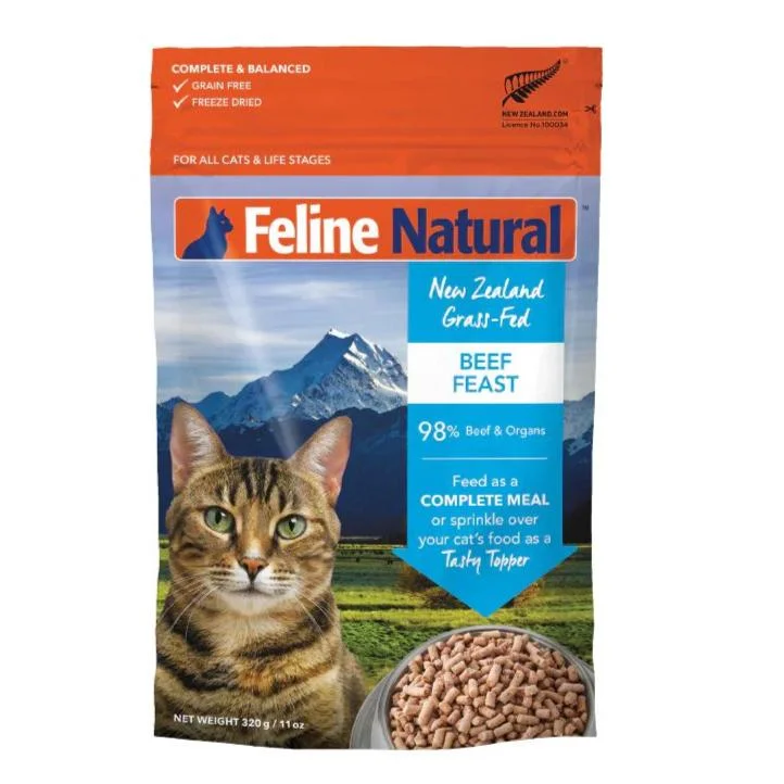 Feline Natural Beef Feast Freeze Dried Cat Food 320g