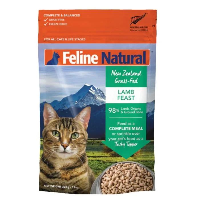 Feline Natural Lamb Feast Freeze Dried Cat Food 320g