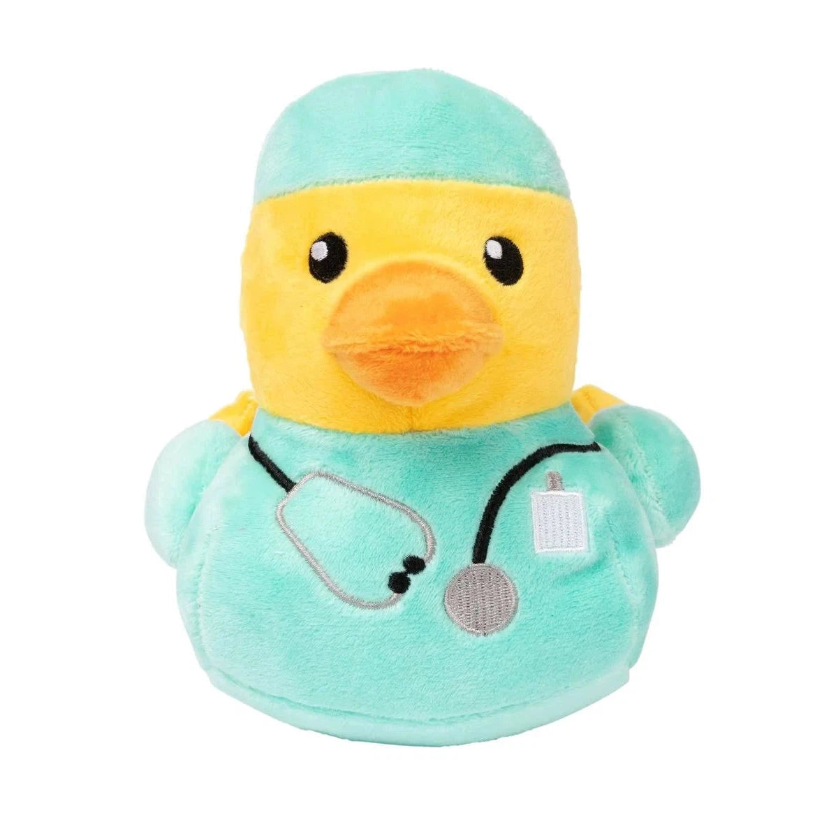 FuzzYard Waddle Squad-dle Ducktor Plush Dog Toy