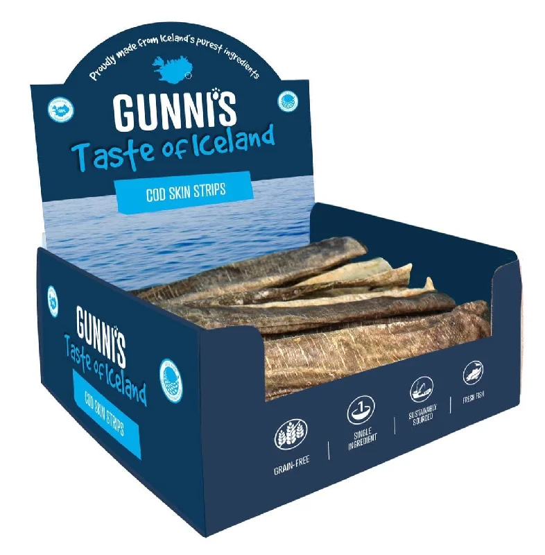 Gunni's Cod Skin Strip treats for Dogs