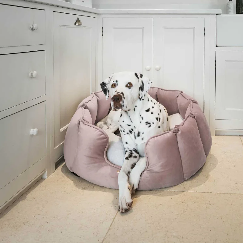 High Wall Bed in Blossom Velvet by Lords & Labradors