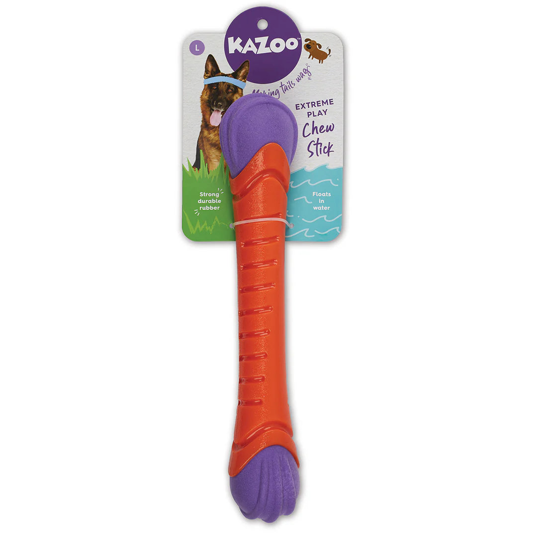 Kazoo Extreme Play Chew Stick Dog Toy Large