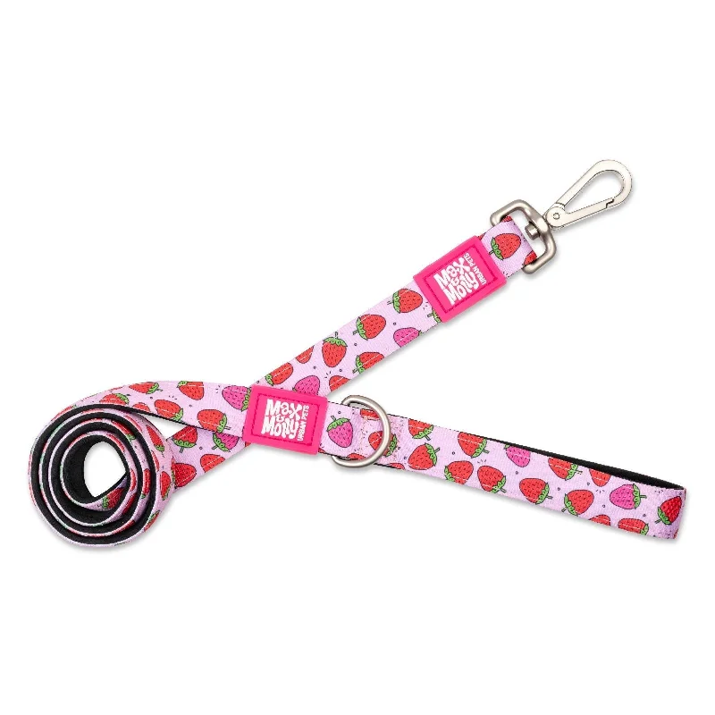 Max & Molly Strawberry Dream Short Dog Lead Large