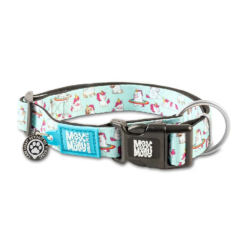 Max & Molly Unicorn Smart ID Dog Collar Large