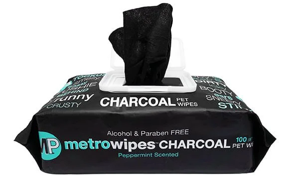 Metro Wipes Charcoal Peppermint Pet Wipes