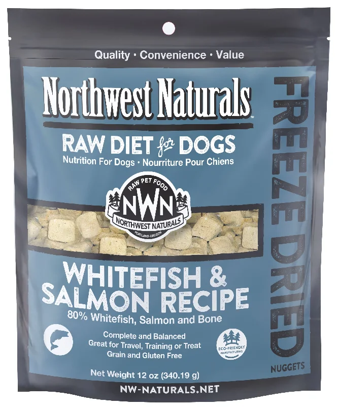 Northwest Naturals Freeze-Dried Raw Whitefish & Salmon Nuggets Dog Food