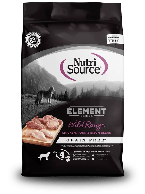 NutriSource Element Series Wild Range Grain Free Recipe Dry Dog Food