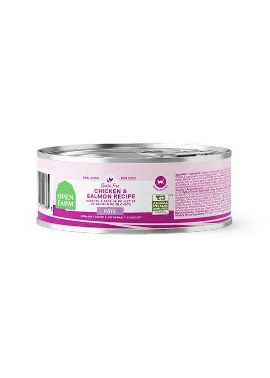 Open Farm Grain Free Chicken & Salmon Pate Wet Cat Food