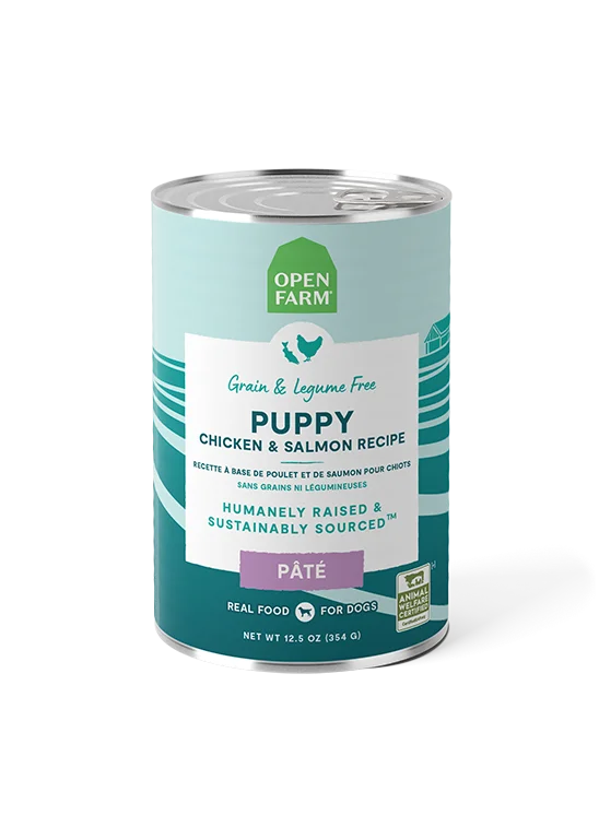 Open Farm Grain Free Puppy Chicken & Salmon Pate Wet Dog Food