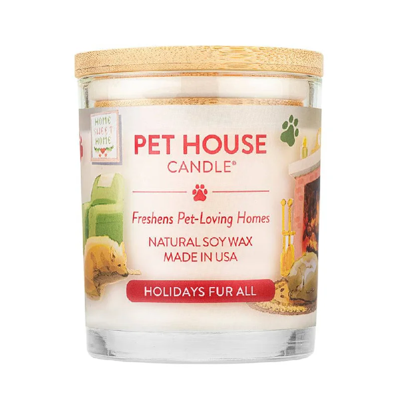 Pet House Holidays Fur All Candle