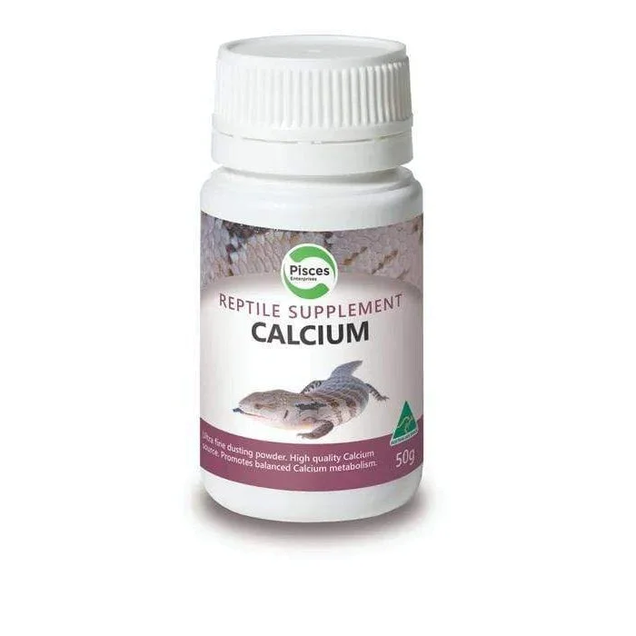 Pisces Calcium Powder for Reptiles 50g