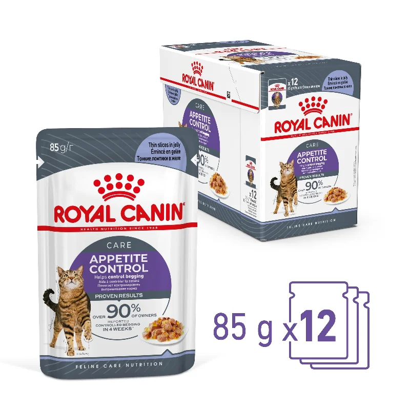 Royal Canin Appetite Control with Jelly Wet Food Pouch 85g x12