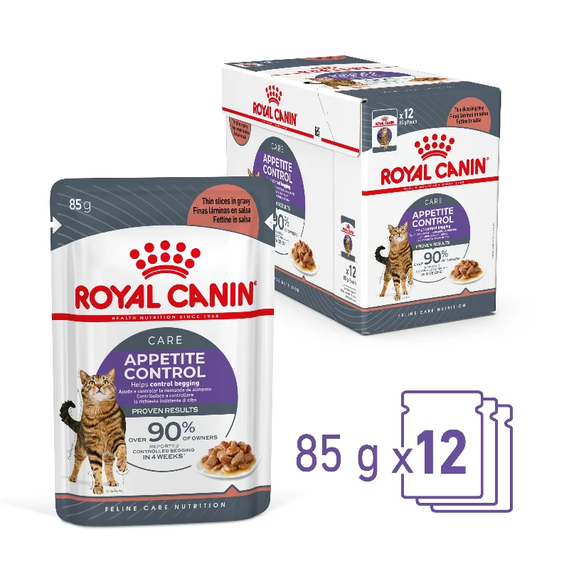 Royal Canin Appetite Control with Gravy Wet Food Pouch 85g x12