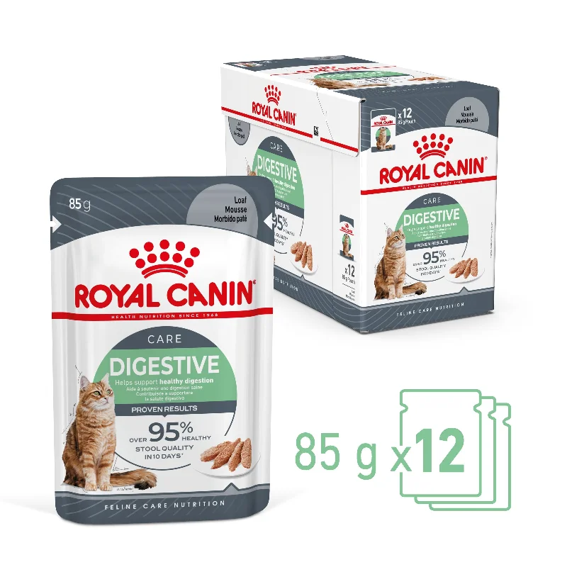 Royal Canin Digestive Care Loaf Wet Food Pouch 85g x12