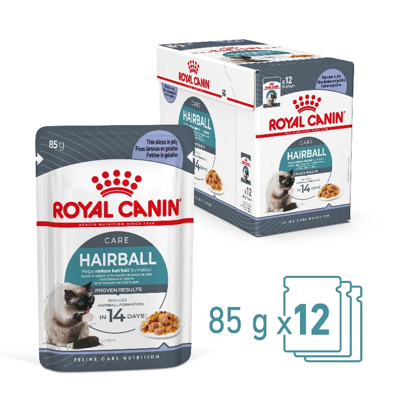 Royal Canin Hairball Care Jelly Wet Food Pouch 85g x12