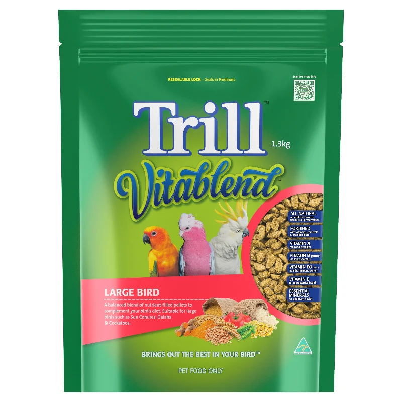 Trill Vitablend Pellets for Large Birds 1.3kg