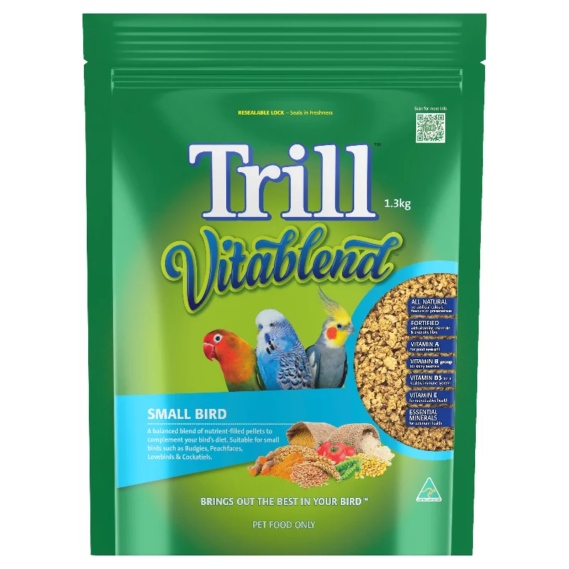 Trill Vitablend Pellets for Small Birds 1.3kg