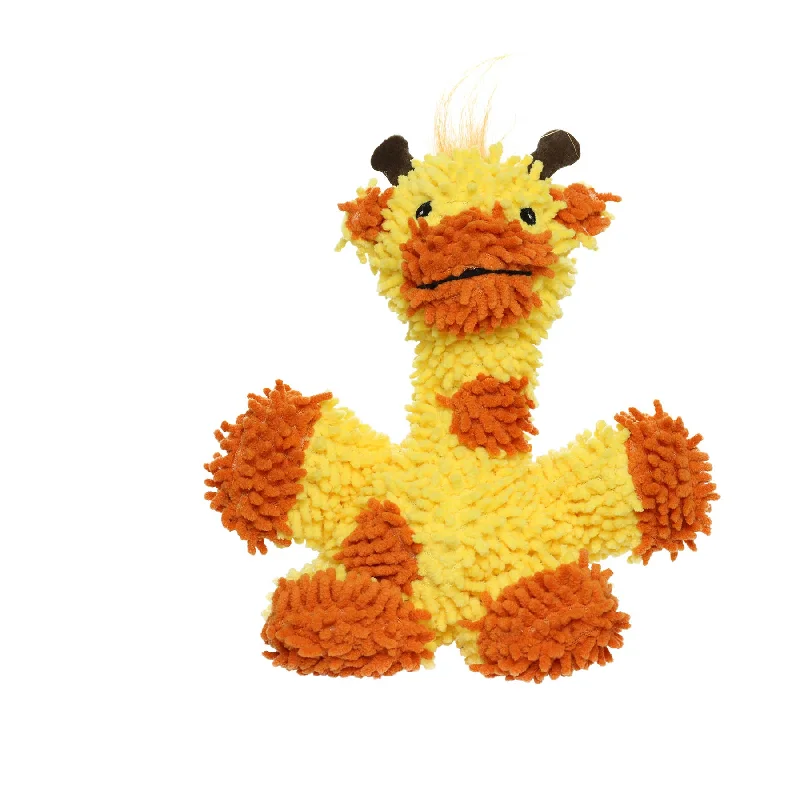 Tuffy Dog Toys - VIP Products - Mighty Jr Microfiber Ball Giraffe, Durable, Squeaky Dog Toy