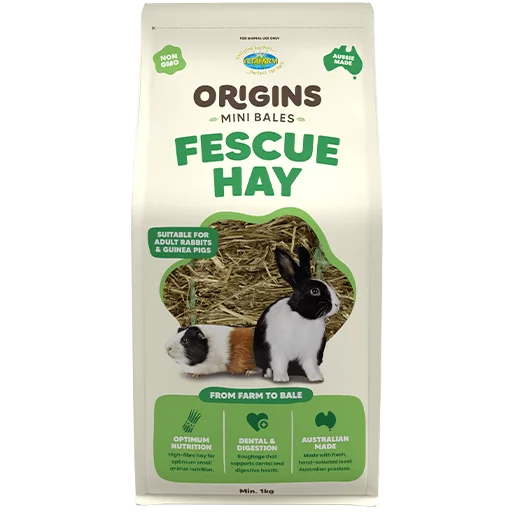 Vetafarm Origins Fescue Hay Mini Bale 1kg