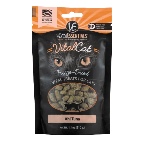 Vital Essentials Ahi Tuna Freeze-Dried Grain Free Cat Treats