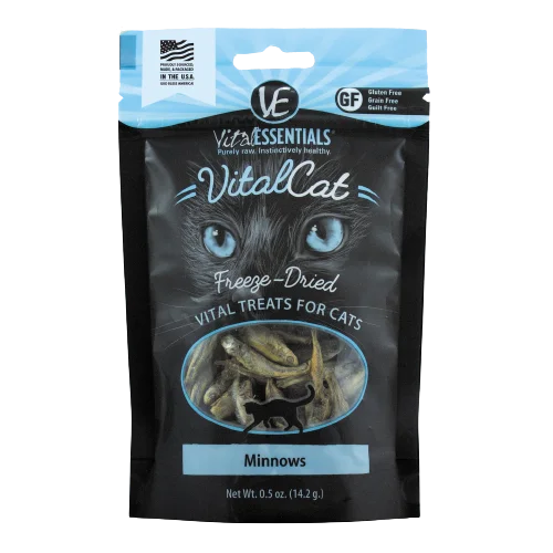 Vital Essentials Minnows Freeze-Dried Grain Free Cat Treats