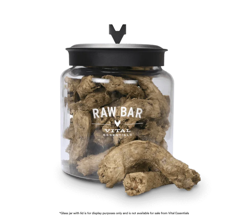 Vital Essentials Raw Bar Freeze-Dried Chicken Neck Dog Treats