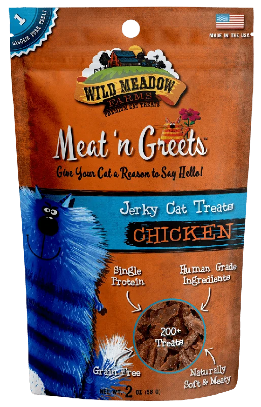 Wild Meadow Farms Chicken Meat'N Greets Treats for Cats