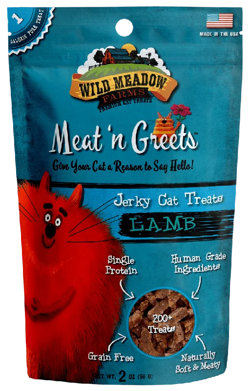 Wild Meadow Farms Lamb Meat'N Greets Treats for Cats