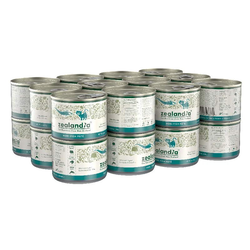 Zealandia Hoki Fish Pate Adult Cat Wet Food 170g x24